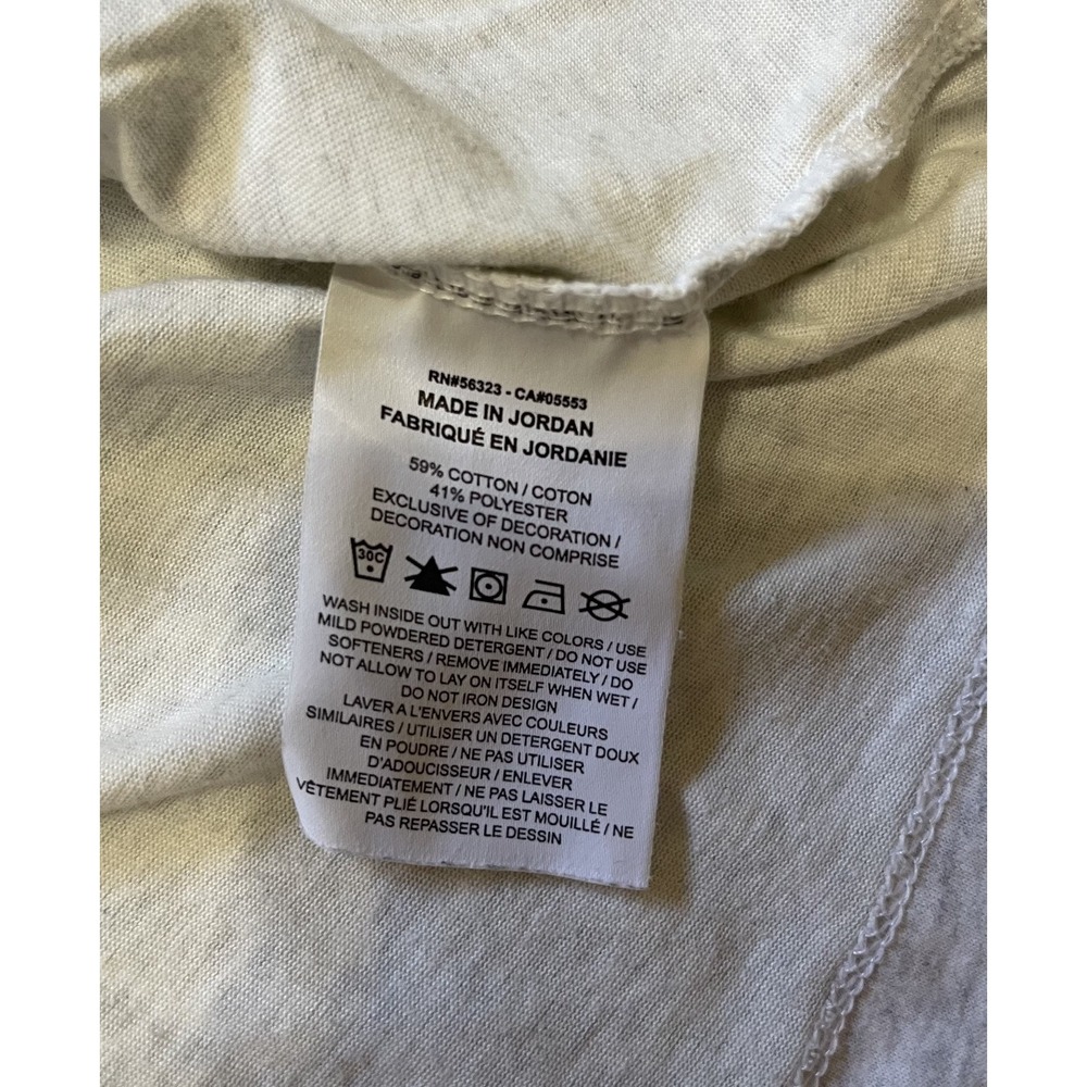 NIKE TEE SHIRT SHORT SLEEVE 2XL HEATHER GREY MENS - Picture 7 of 9